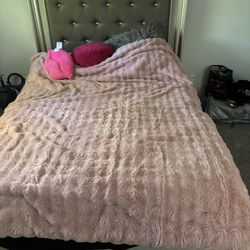 Grey queen size Bed Frame