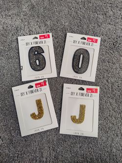 Iron On Letters & Numbers