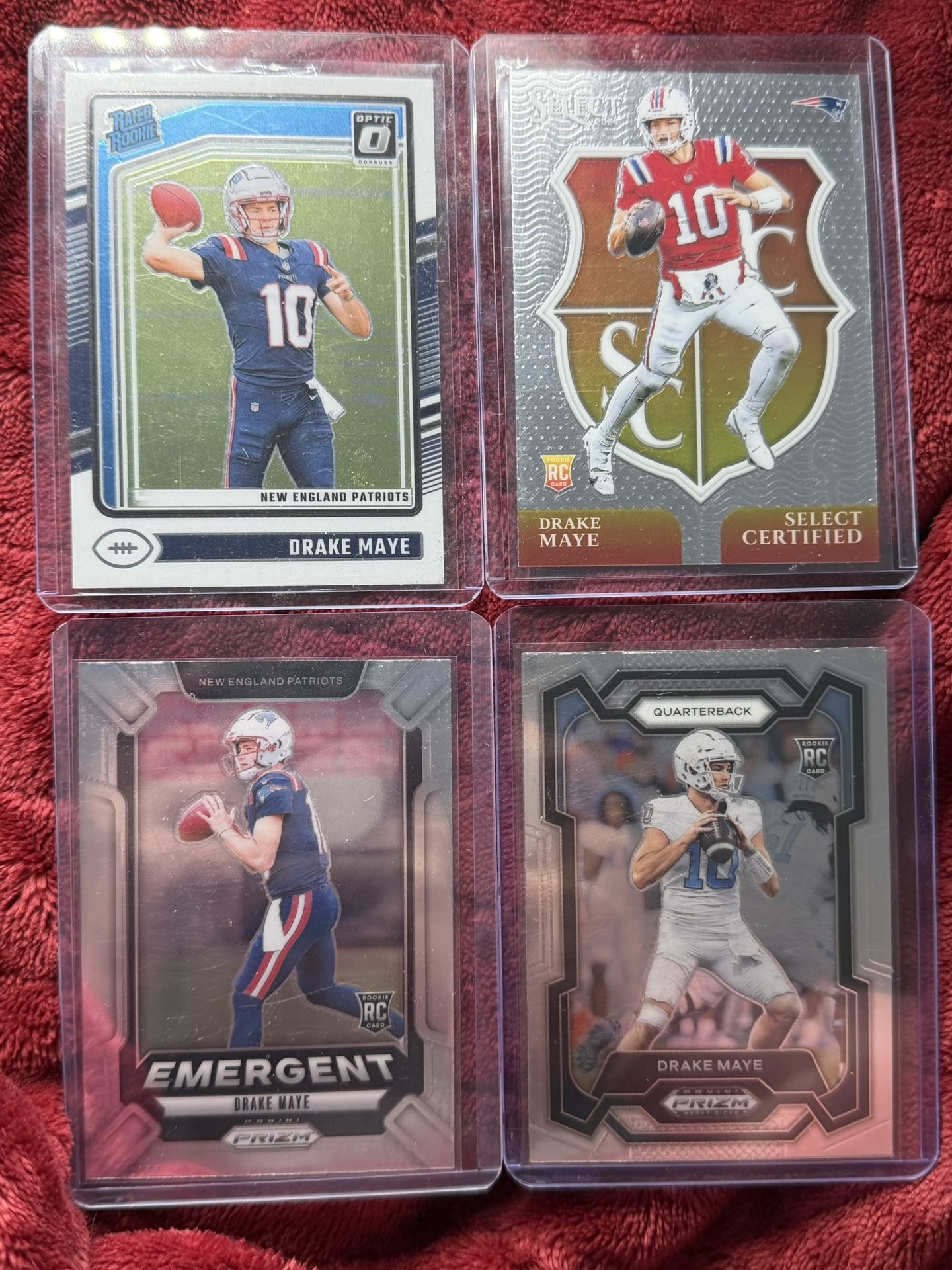 Drake Maye Rookie Card Lot