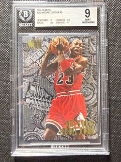 Fleer Metal 1995-96 Nuts & Bolts - Michael Jordan Bulls #212 BGS 9 MINT
