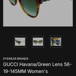 Gucci New Glasses Never Used 