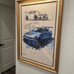 Nissan GTR Skyline Wall Art