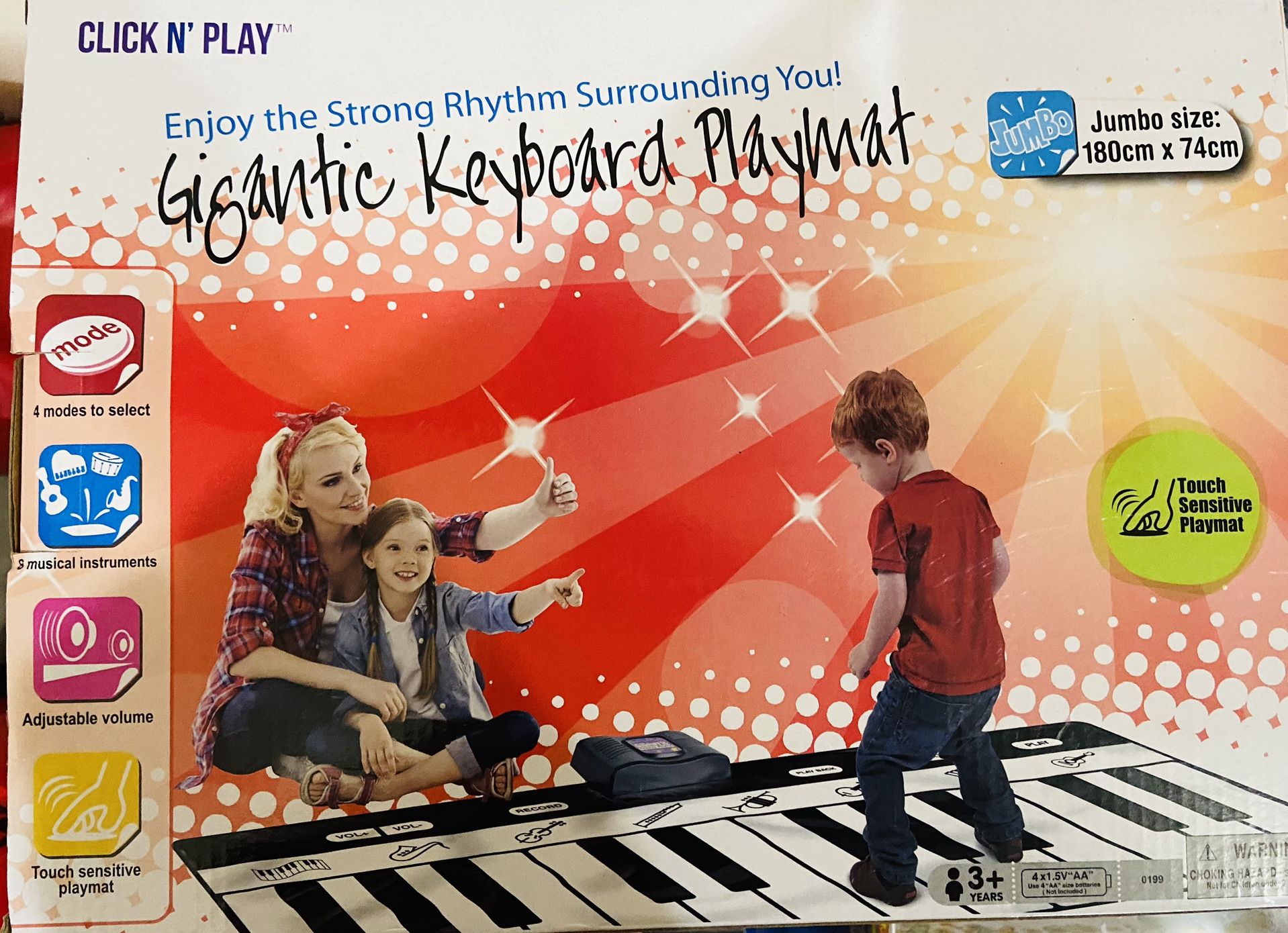 Click N' Play Gigantic Keyboard Play Mat