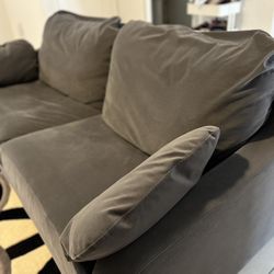 Free PÄRUP Loveseat - Vissle Gray** Sofa