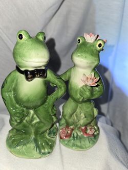Frog Salt And Pepper Set New