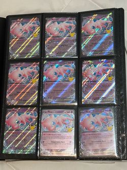 9 cards of Mew 30th Celebration
