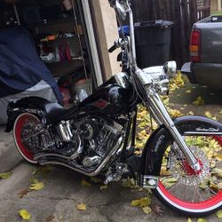 Custom Harley-Davidson Softail Motorcycle