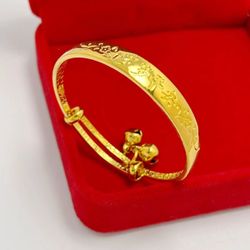 24K Gold Plated Baby Bangle