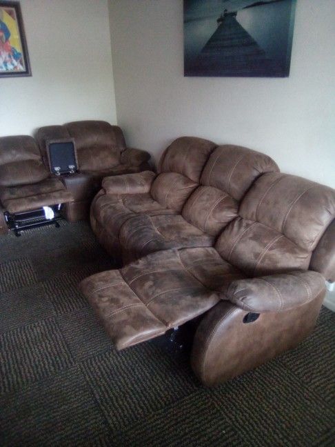 Leather Sofa 
