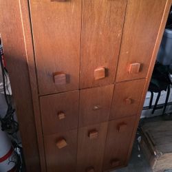 American Designer, Dresser, Oak, USA, 1940s