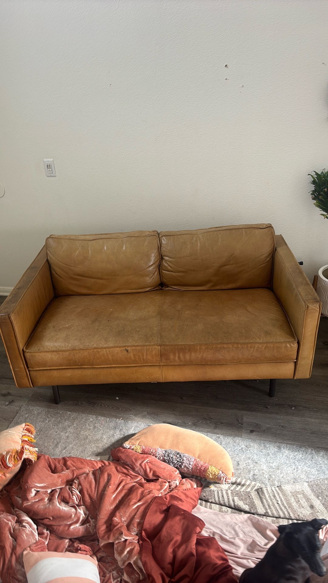 Carmel Leather Couch
