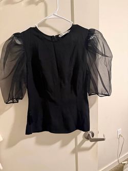 Zara Mesh top black