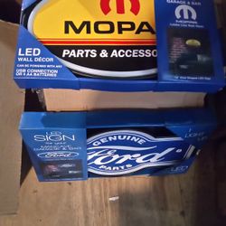 Ford Neon or Mopar Neon Parts & accessories Sign .