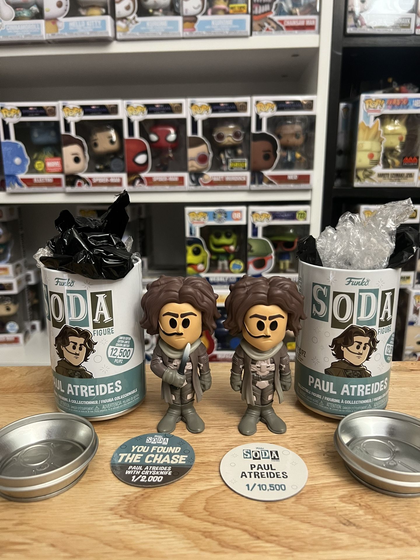CHASE BUNDLE LIMITED EDITION Paul Atreides w/ Crysknife Dune Funko Soda Movies