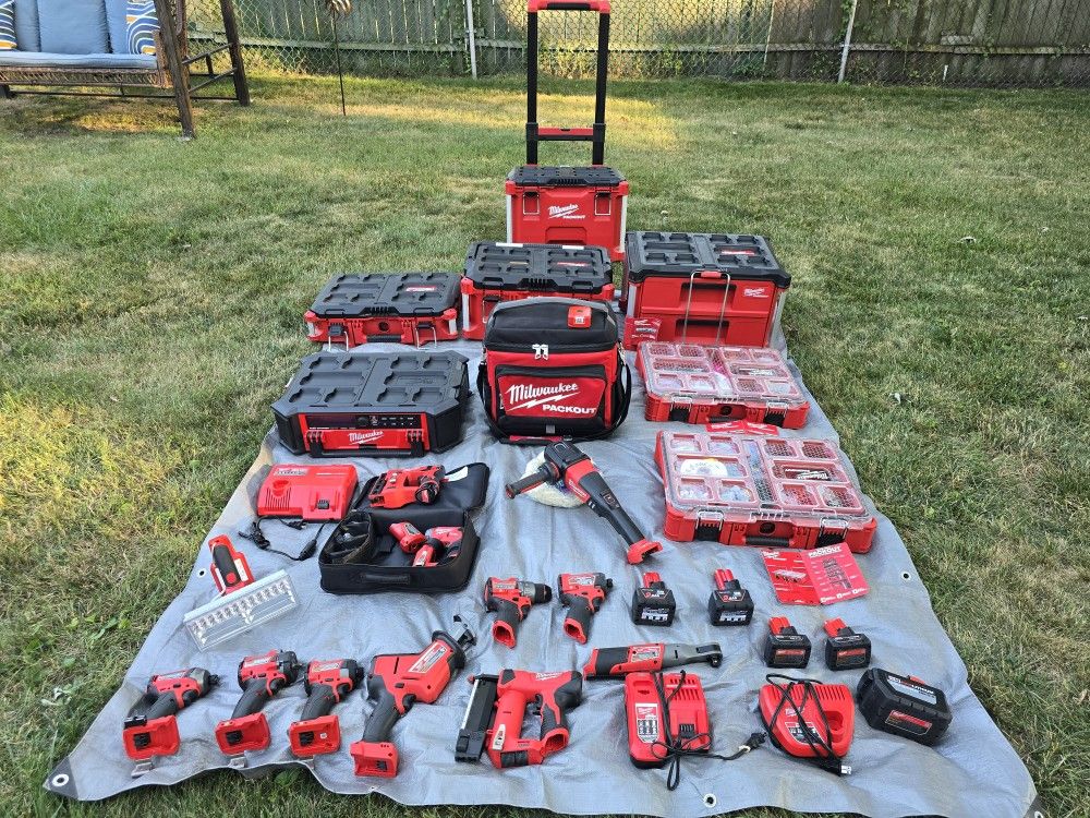 Milwaukee Packout Set With Tools