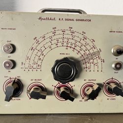 Heathkit RF Signal Generator SG-8 – Vintage Tube Electronics