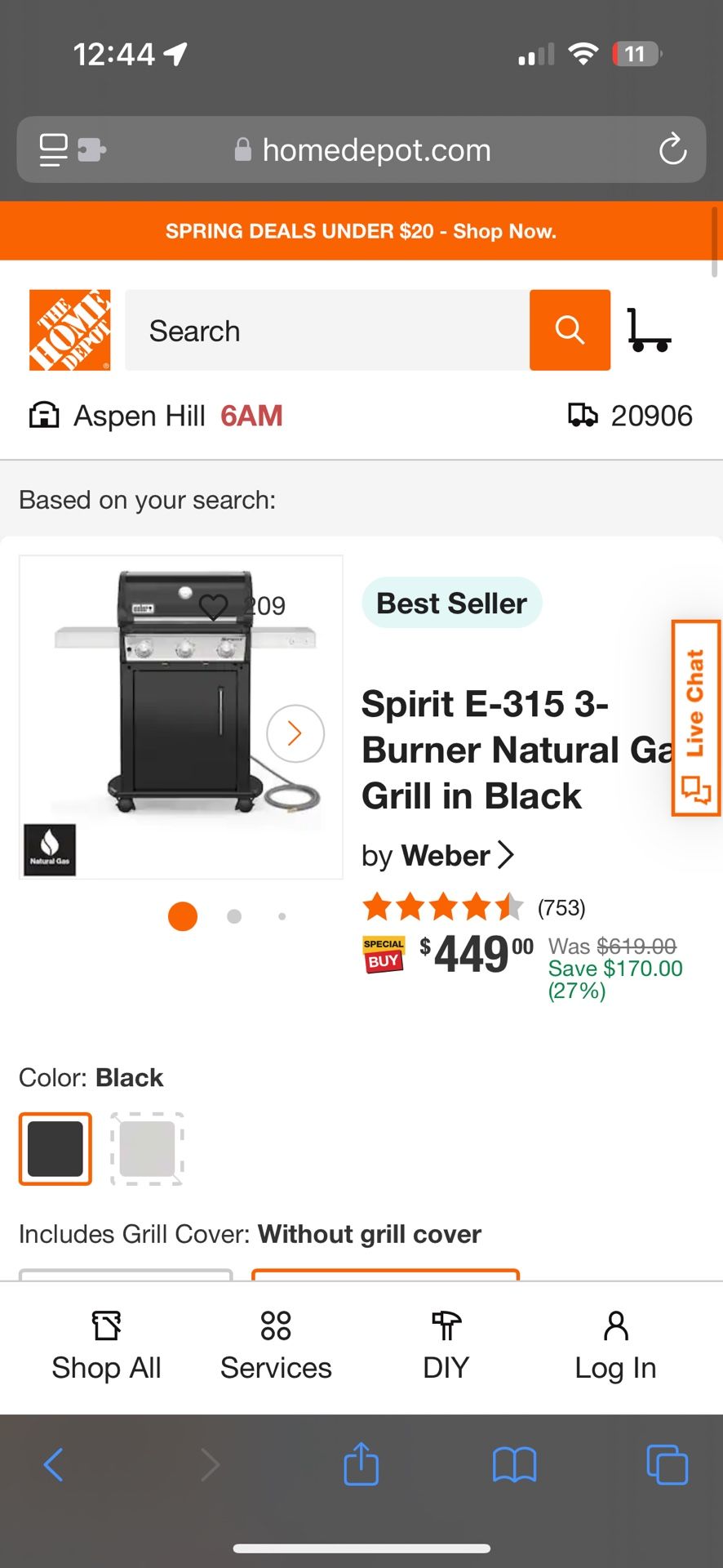 Gas Grill New Never Used
