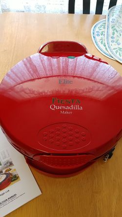 Elite Cuisine Fiesta Quesadilla Maker