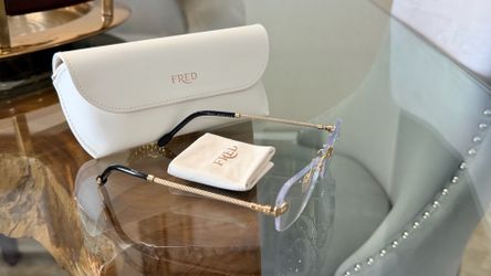 Fred glasses 18 k gold/ oro 18k ( unisex)