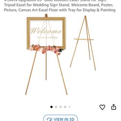 Gold  Stand for Sign