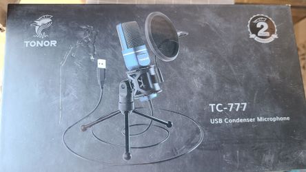 TONOR TC-777 USB Condenser Microphone Kit with Stand & Pop Filter