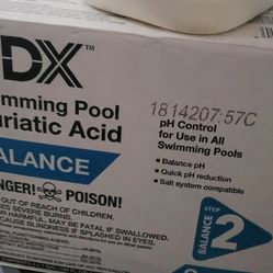 Swimming pool acid