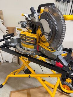 Dewalt 60v Miter Saw + Stand + 6ah 9ah Flexvolt Batteries