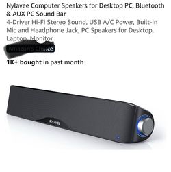 Nylavee Bluetooth PC Sound Bar
