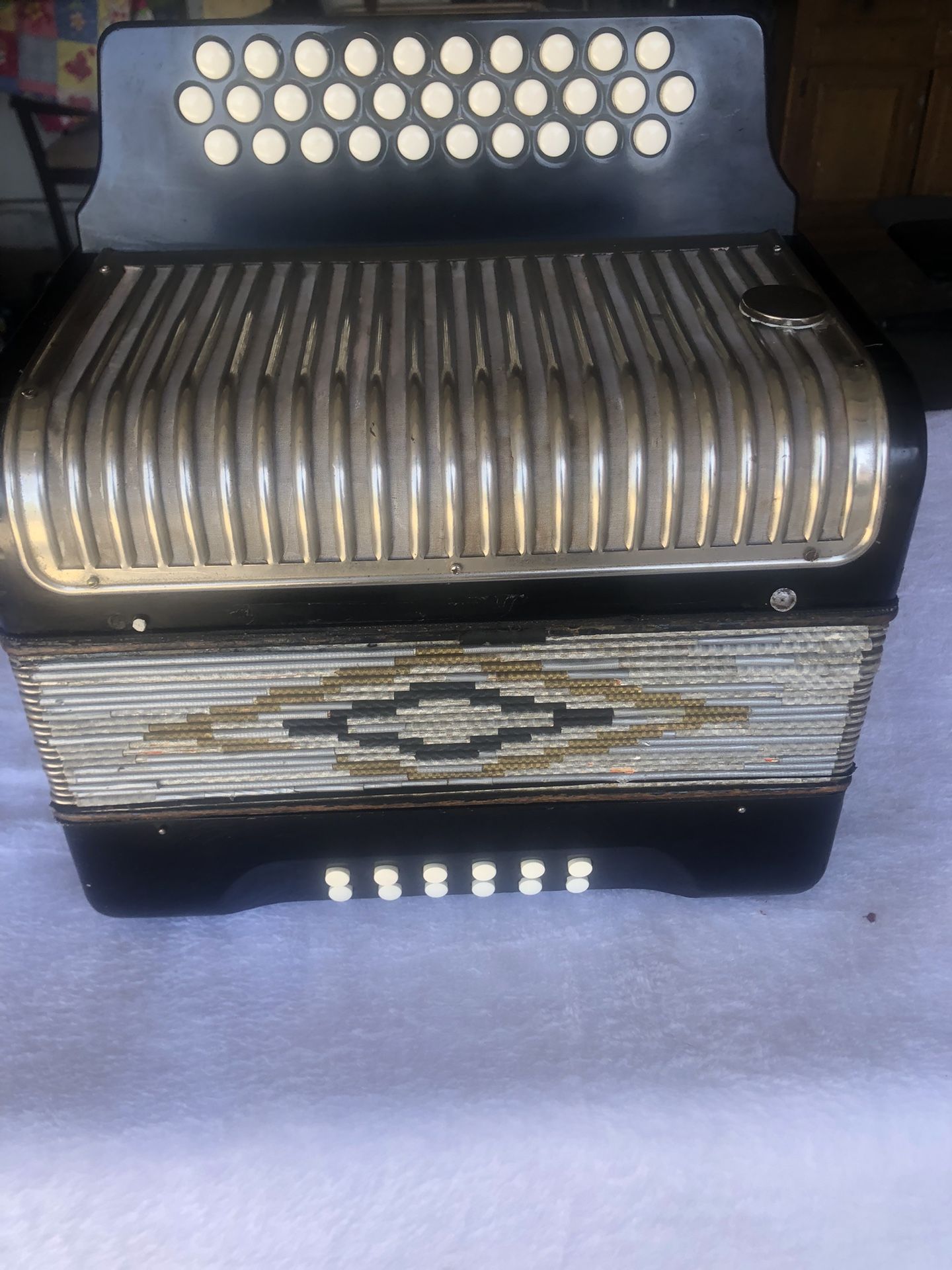 Accordion Hohner Tono Sol Working Good