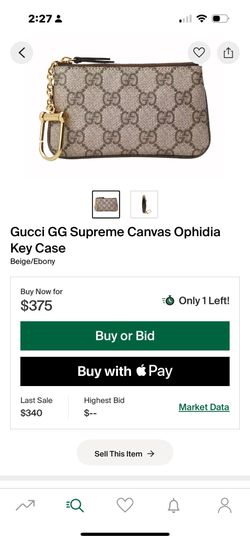 GUCCI WALLET KEY CASE