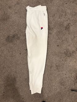 Fila White Jogger Sweatpants