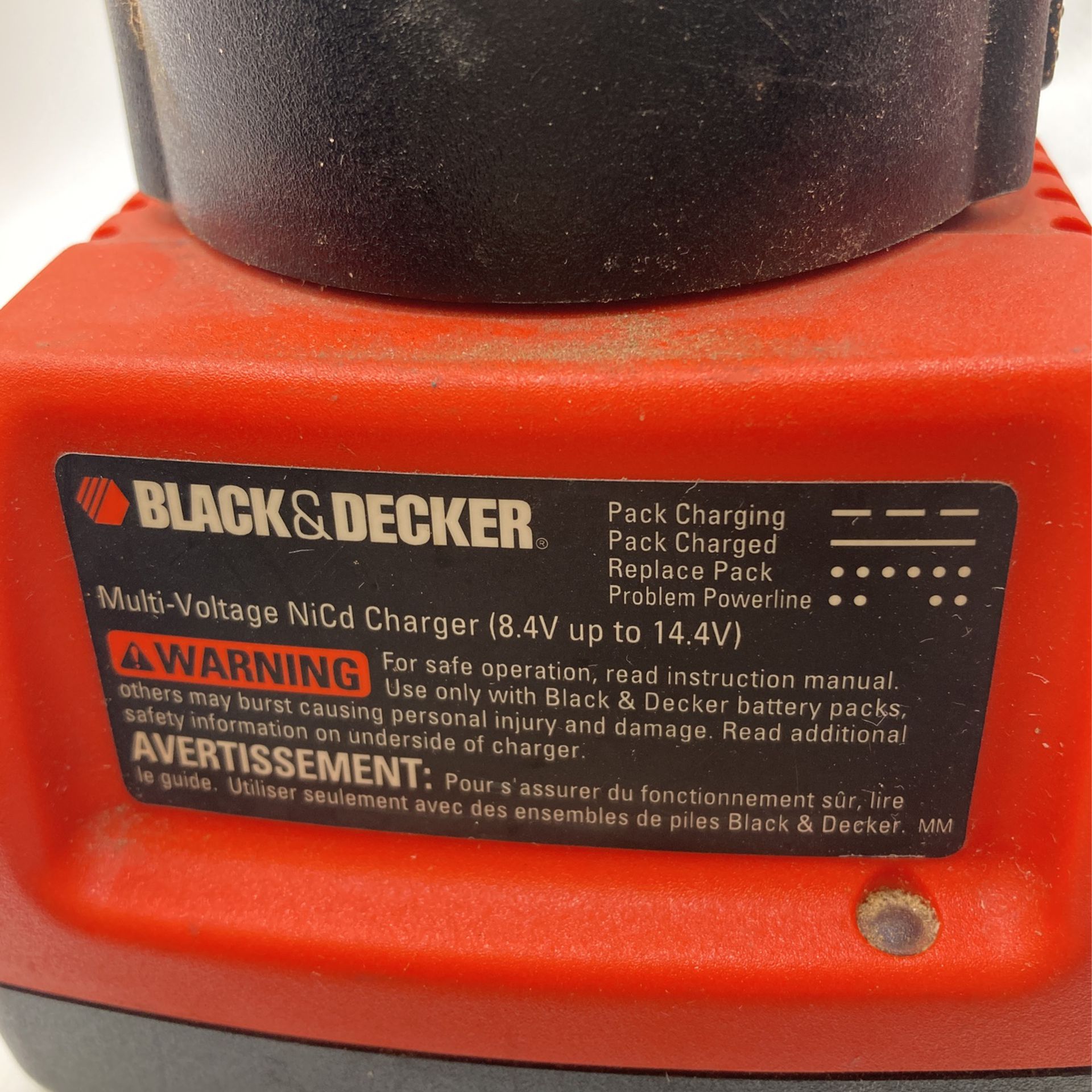 Black & Decker PS1MVC 8.4V - 14.4V Multi-Volt Battery Charger