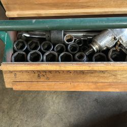 3/4 Socket Set Proto Ratchet Air Impact 