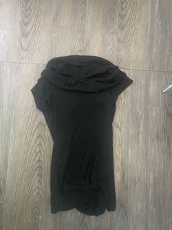 Express Cow Neck Black Shirt 