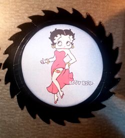 Betty Boop Decorative Saw Blade
