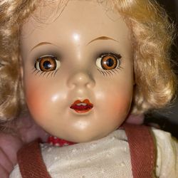 Shirley Temple Doll 15” Composition