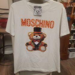 Moschino Mens L White T-shirt