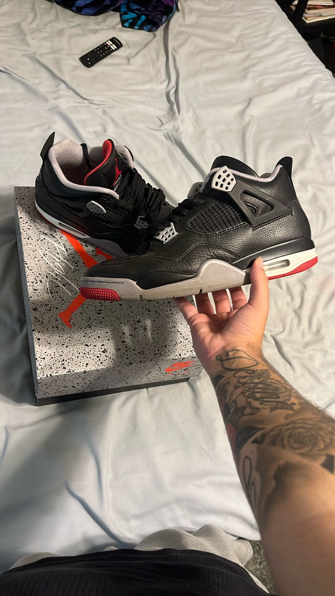 Jordan 4 Bred Reimagined. OG ALL