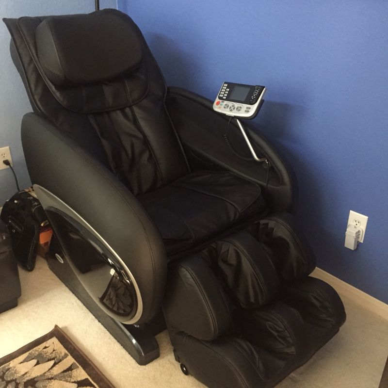 Black Leather Electric Massage Chair, Black Leather Massage Chair