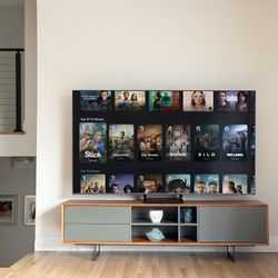 Clean! Tahoe TV Stand For TVs Up To 78” By AllModern - 50% Off Retail!