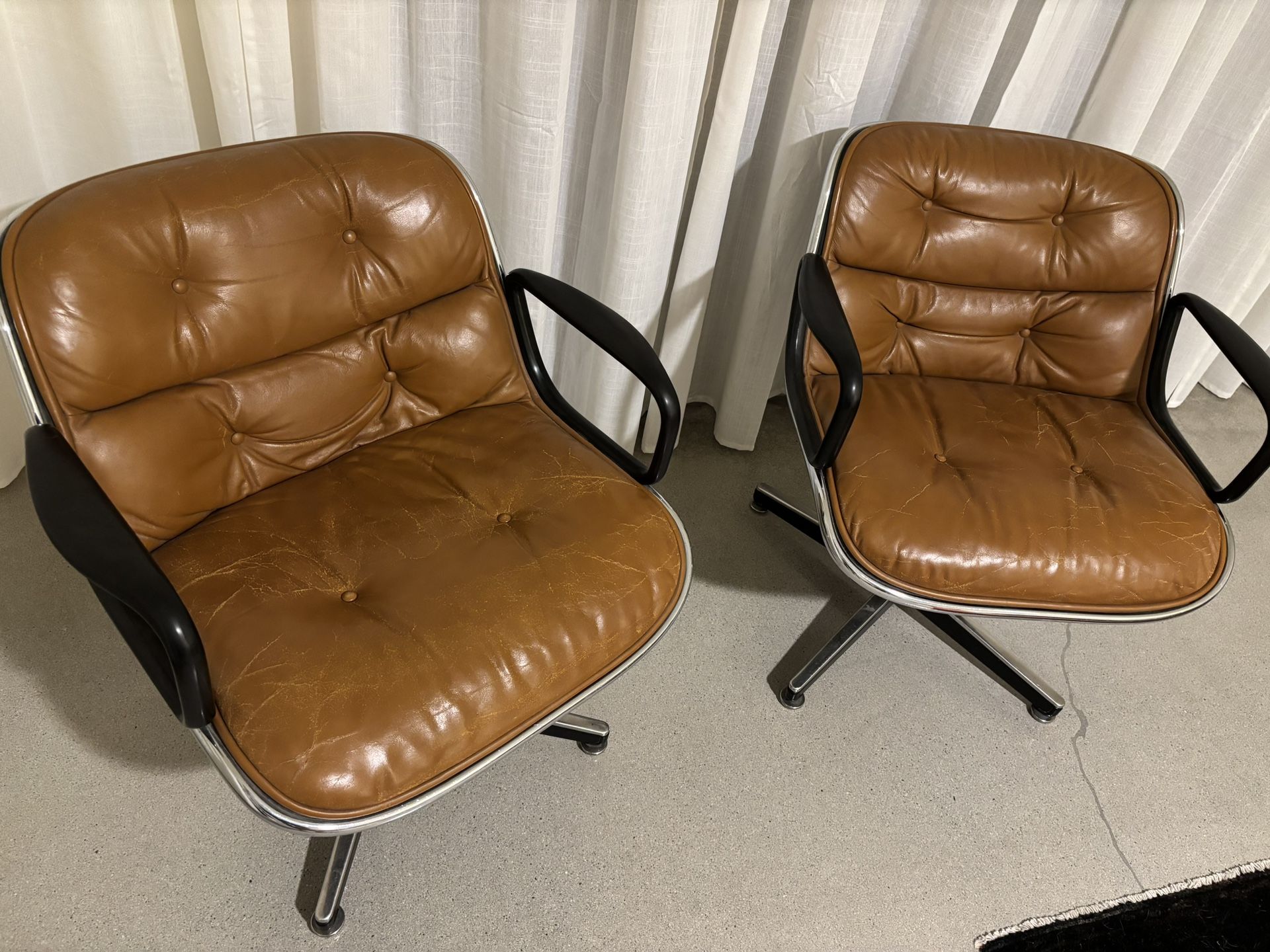 Vintage MCM Knoll Chairs Mid Century Modern Original
