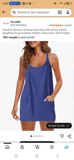 Amazon athletic dress size large