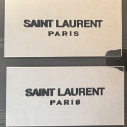 2 Saint Laurent Paris Advertisement Display 