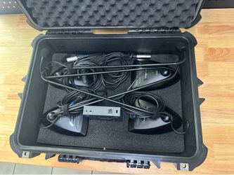 Complete Conference Mic Bundle: 4x Shure MX418D/C + PoE Switch & Hard Case