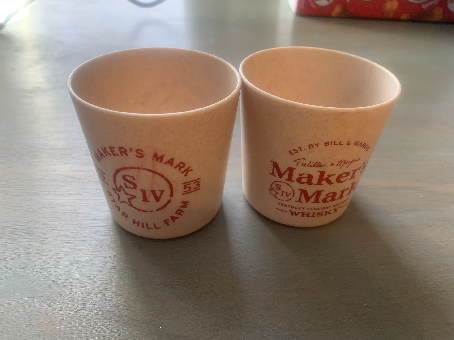 2 Makers Mark Cups