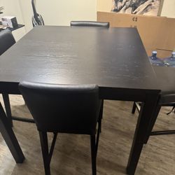 High Top Table With Chairs