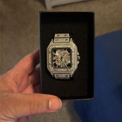 Men’s Diamond Moissanite Watch