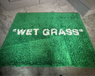 Wet grass rug VIRGIL collab with  IKEA