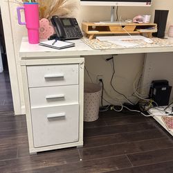 White Office Desk