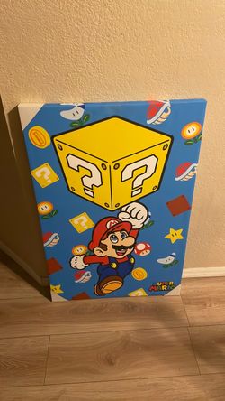 Large Super Mario Canvas Wall Art Print